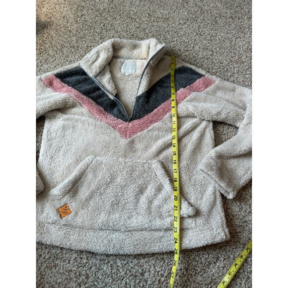 Simply Southern Sherpa 1/4 zip jacket/fleece, size Small - Picture 8 of 10